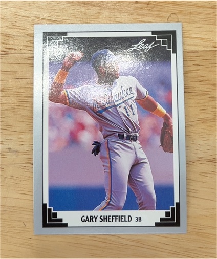 1991 Leaf #173 Gary Sheffield — front