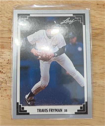 1991 Leaf #149 Travis Fryman — front