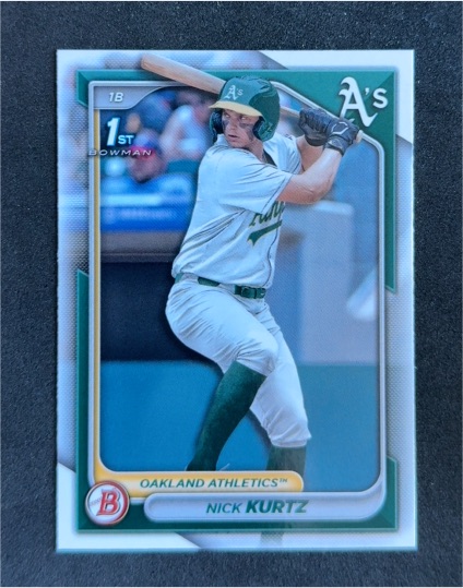 2024 Bowman Draft #BD-56 Nick Kurtz — front