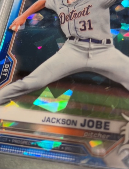 2021 Bowman Chrome Sapphire #BDC-131 Jackson Jobe — front