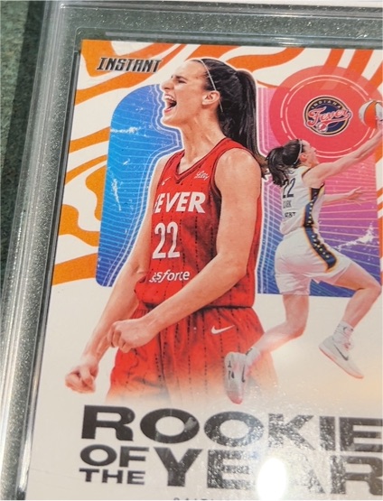 2024 Panini Instant WNBA #CCROY-A Caitlin Clark Rookie of the Year — front