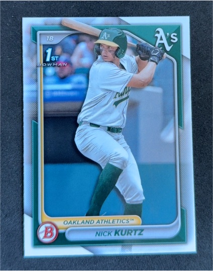 2024 Bowman Draft #BD-56 Nick Kurtz — front