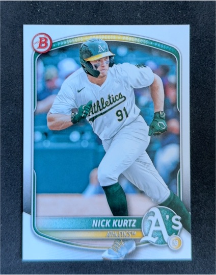 2025 Bowman Prospects #BP-114 Nick Kurtz — front
