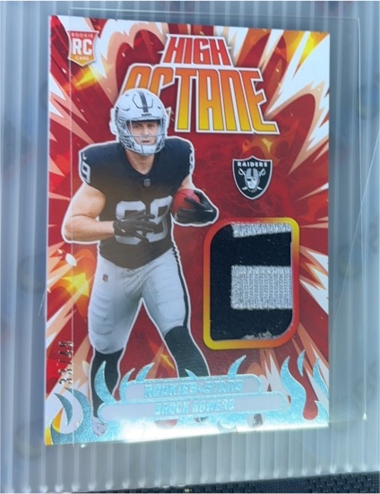 2024 Panini Rookies & Stars High Octane Memorabilia #HOM-BBS Brock Bowers — front