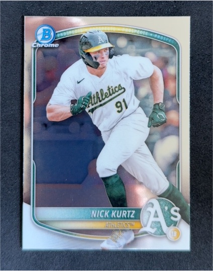 2025 Bowman Chrome Prospects #BCP-114 Nick Kurtz — front