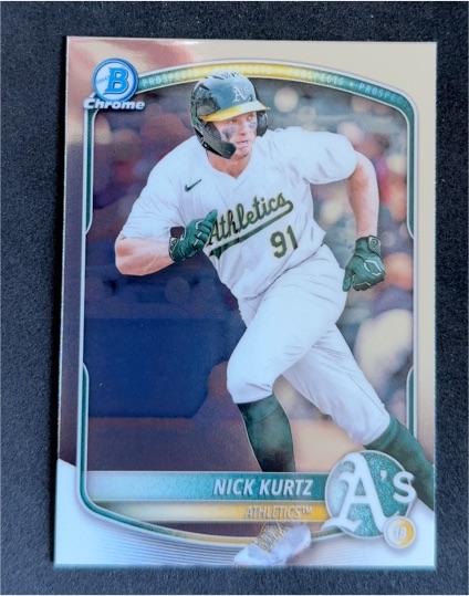 2025 Bowman Chrome Prospects #BCP-114 Nick Kurtz — front