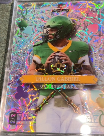 2024 Wild Card 5 Card Draw Dillon Gabriel — front