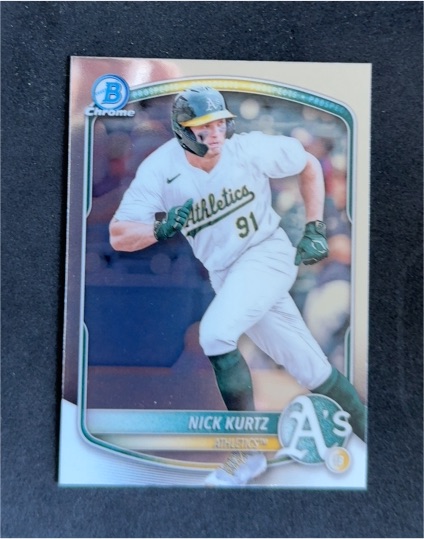 2025 Bowman Chrome Prospects #BCP-114 Nick Kurtz — front