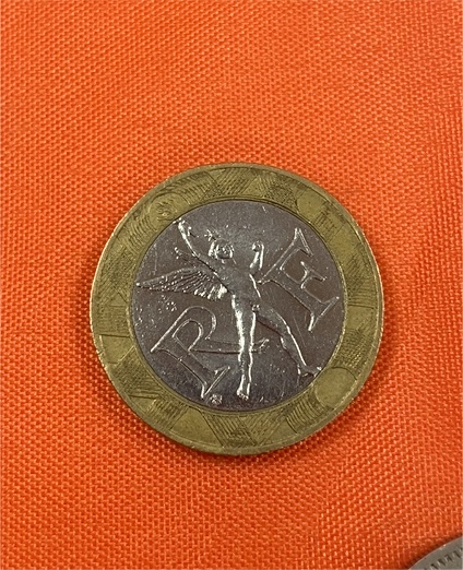 1989 France 10 Francs Liberte Egalite Fraternite Bimetallic Coin — front