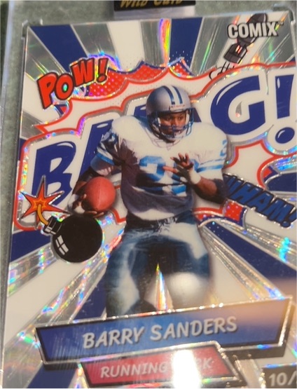 2023 Wild Card Alumination Comix #10 Barry Sanders — front