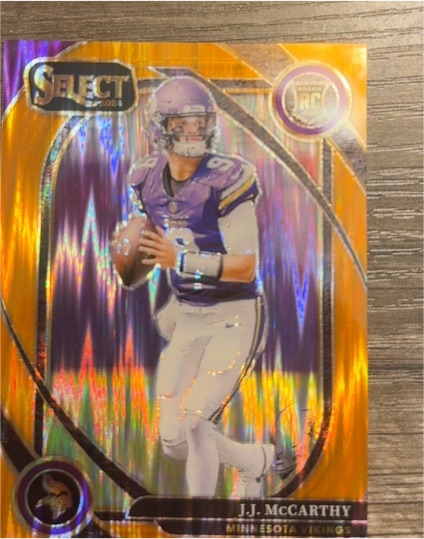2024 Panini Select Club Level #246 J.J. McCarthy — front