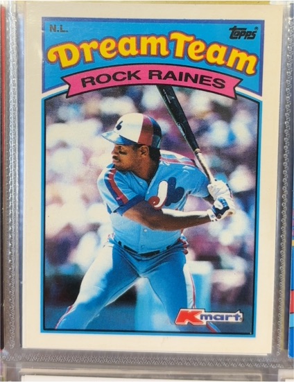 1989 Topps Kmart Dream Team #27 Tim Raines — front