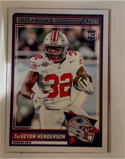 2025 Panini Score #59 TreVeyon Henderson — front