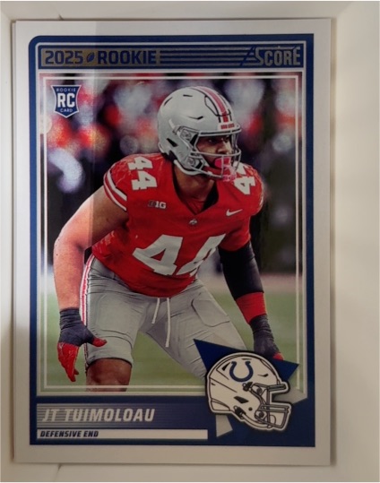 2025 Panini Score #84 JT Tuimoloau — front