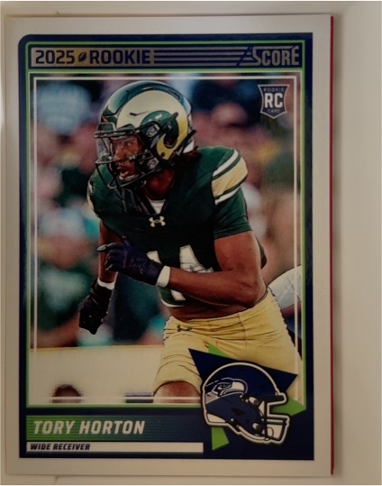 2025 Panini Score #58 Tory Horton — front