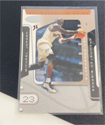 2002-03 Fleer Hoops Hot Prospects #34 Michael Jordan — front