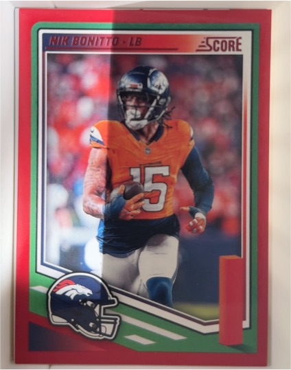 2025 Panini Score #50 Nik Bonitto — front