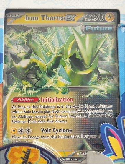 2024 Pokemon Scarlet & Violet Twilight Masquerade #077 Iron Thorns ex — front