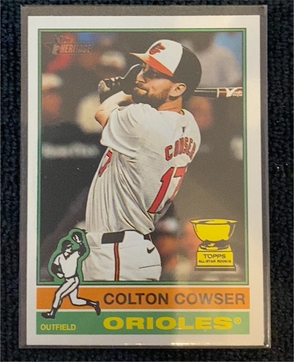 2025 Topps Heritage #245 Colton Cowser — front