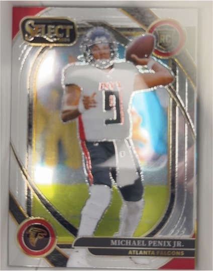2024 Panini Select Michael Penix Jr. RC Atlanta Falcons — front
