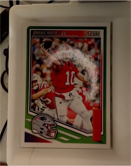 2025 Panini Score #27 Drake Maye — front