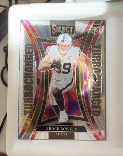 2024 Panini Select #6 Brock Bowers Turbocharged — front