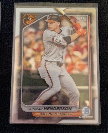 2024 Bowman Chrome #9 Gunnar Henderson — front