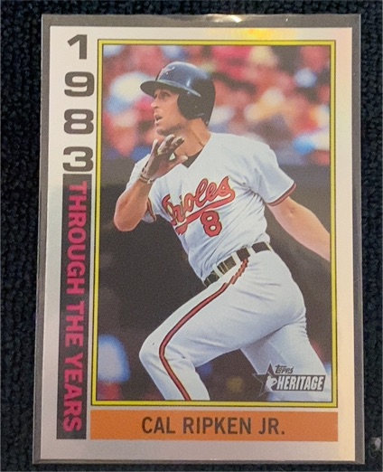 2025 Topps Heritage Through The Years #TTY-6 Cal Ripken Jr. — front