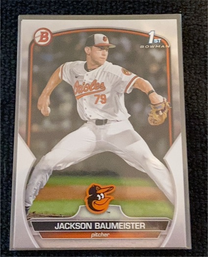 2023 Bowman Draft #BD-84 Jackson Baumeister — front