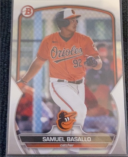 2023 Bowman Draft #BD-179 Samuel Basallo — front