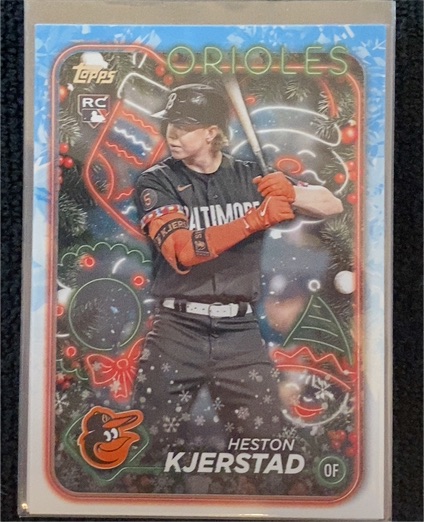 2024 Topps Holiday #H171 Heston Kjerstad — front