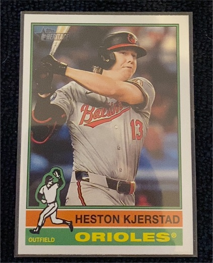 2025 Topps Heritage #87 Heston Kjerstad — front