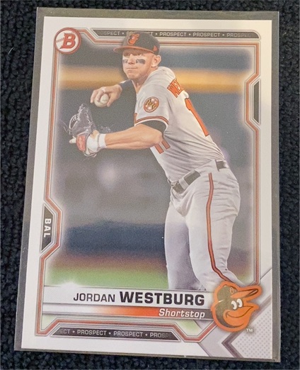 2021 Bowman Prospects #BP-98 Jordan Westburg — front