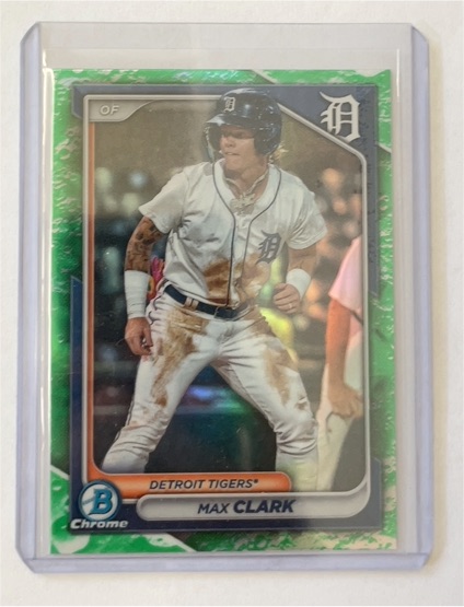 2024 Bowman Chrome Prospects #BCP-74 Max Clark — front