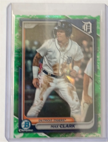 2024 Bowman Chrome Prospects #BCP-74 Max Clark — front