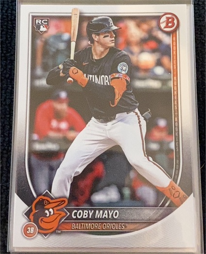 2025 Bowman #37 Coby Mayo — front