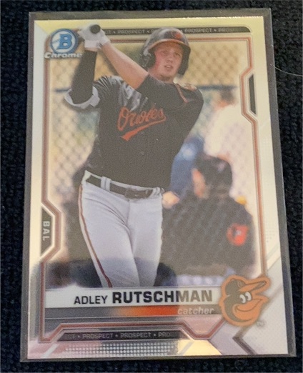 2021 Bowman Chrome #BCP-121 Adley Rutschman — front