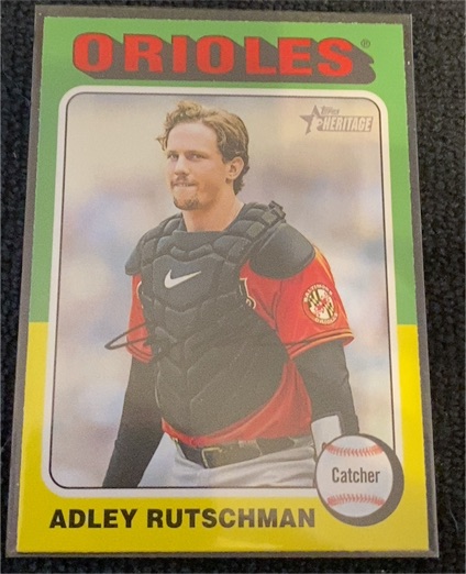 2024 Topps Heritage #188 Adley Rutschman — front