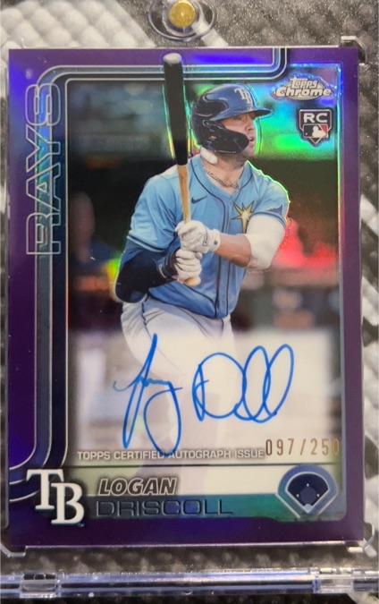2025 Topps Chrome #RA-LDR Logan Driscoll — front