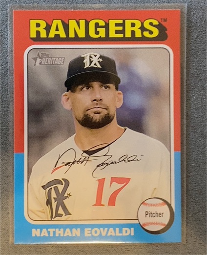 2024 Topps Heritage #82 Nathan Eovaldi — front