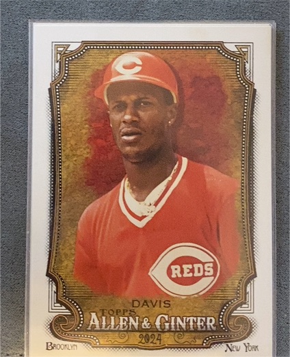 2024 Topps Allen & Ginter #330 Eric Davis — front