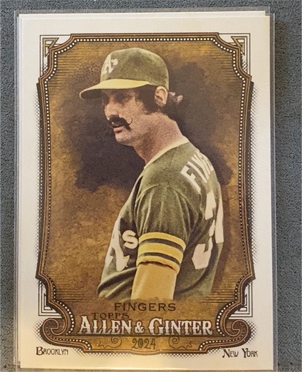 2024 Topps Allen & Ginter #327 Rollie Fingers — front