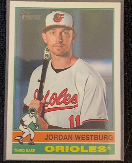 2025 Topps Heritage #438 Jordan Westburg — front