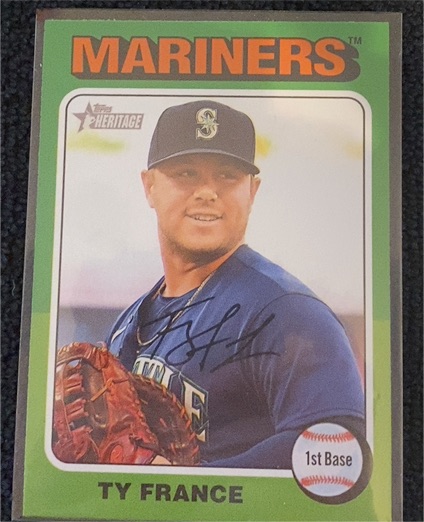 2024 Topps Heritage #48 Ty France — front