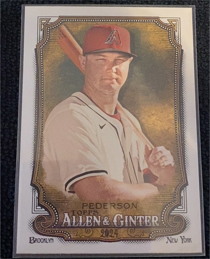 2024 Topps Allen & Ginter #305 Joc Pederson — front