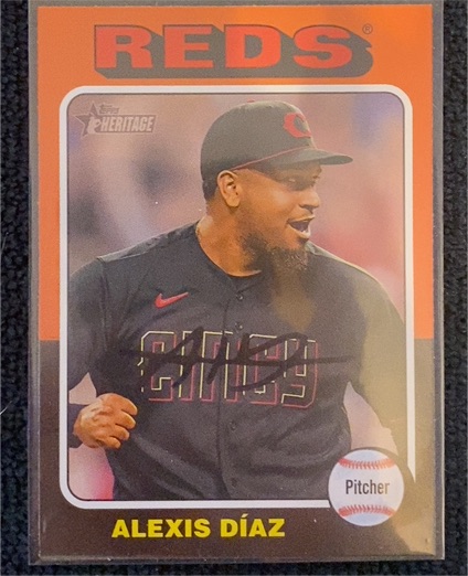 2024 Topps Heritage #39 Alexis Díaz — front