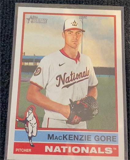 2025 Topps Heritage #467 MacKenzie Gore — front