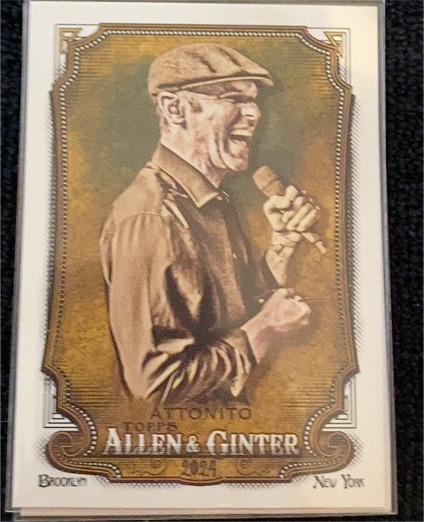 2024 Topps Allen & Ginter #257 Greg Attonito — front