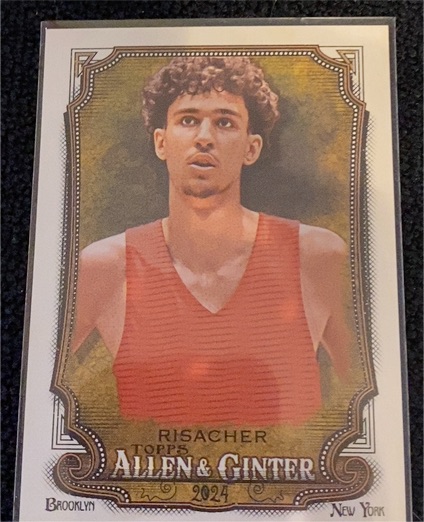 2024 Topps Allen & Ginter #245 Zaccharie Risacher — front