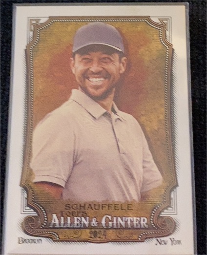 2024 Topps Allen & Ginter #262 Xander Schauffele — front